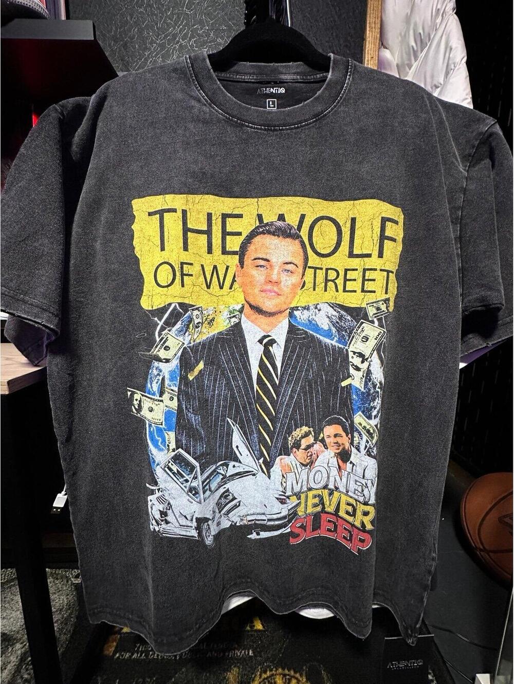 Wolf of Wall Street Graphic T-Shirt SIZE: LARGE